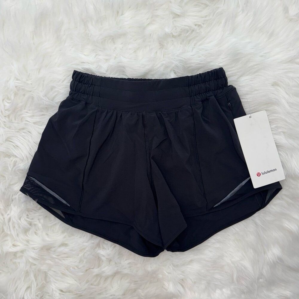 Lululemon Hotty Hot Shorts 4” Black Size 4